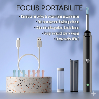 VisionEar™-Nettoyeur d’Oreilles Intelligent HD