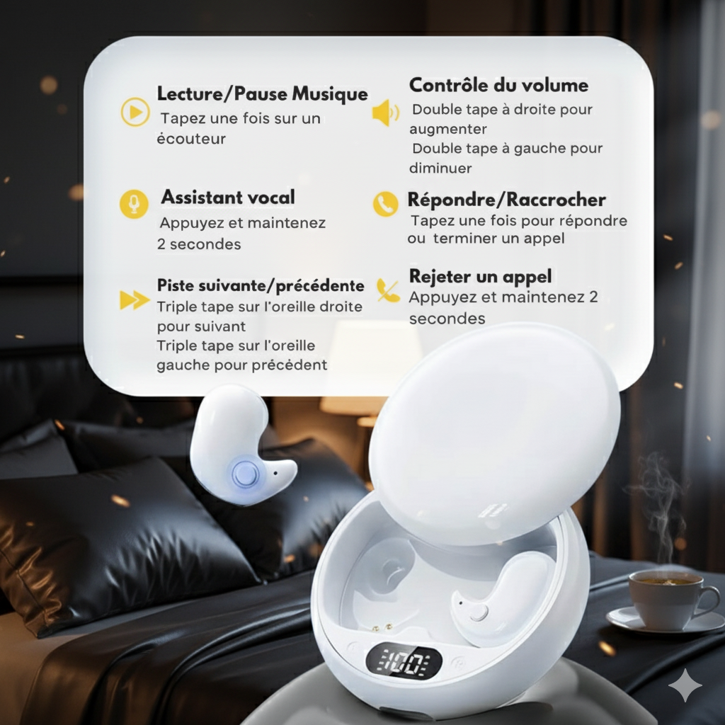 AirWhisper™– Écouteurs Invisibles